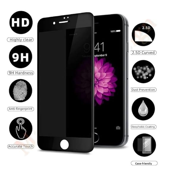 iPhone 6s Plus Privacy Tempered Glass Screen Protector