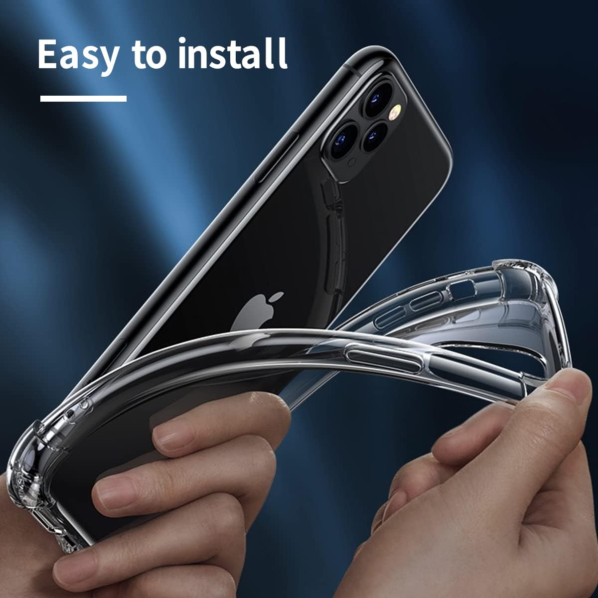 iPhone 11 Pro Max Transparent Soft TPU Silicone Bumper Cover