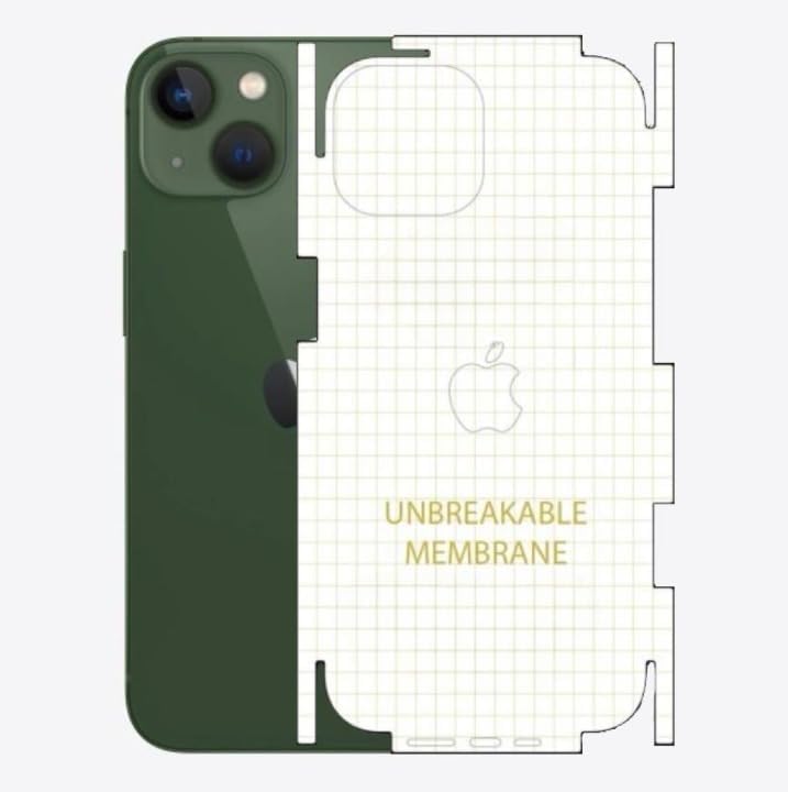 iPhone All Models Back Body Protector Transparent Matte Membrane TPU Film Scratch Guard