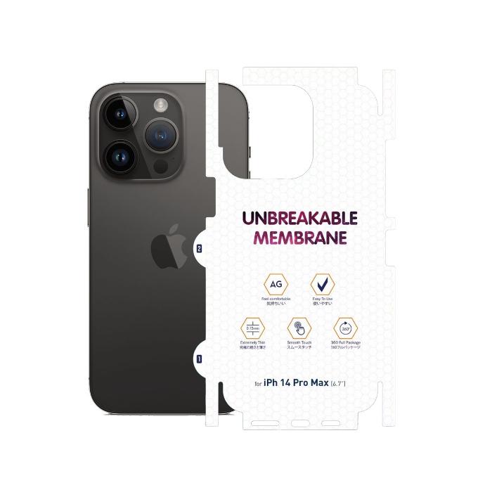 iPhone All Models Back Body Protector Transparent Matte Membrane TPU Film Scratch Guard