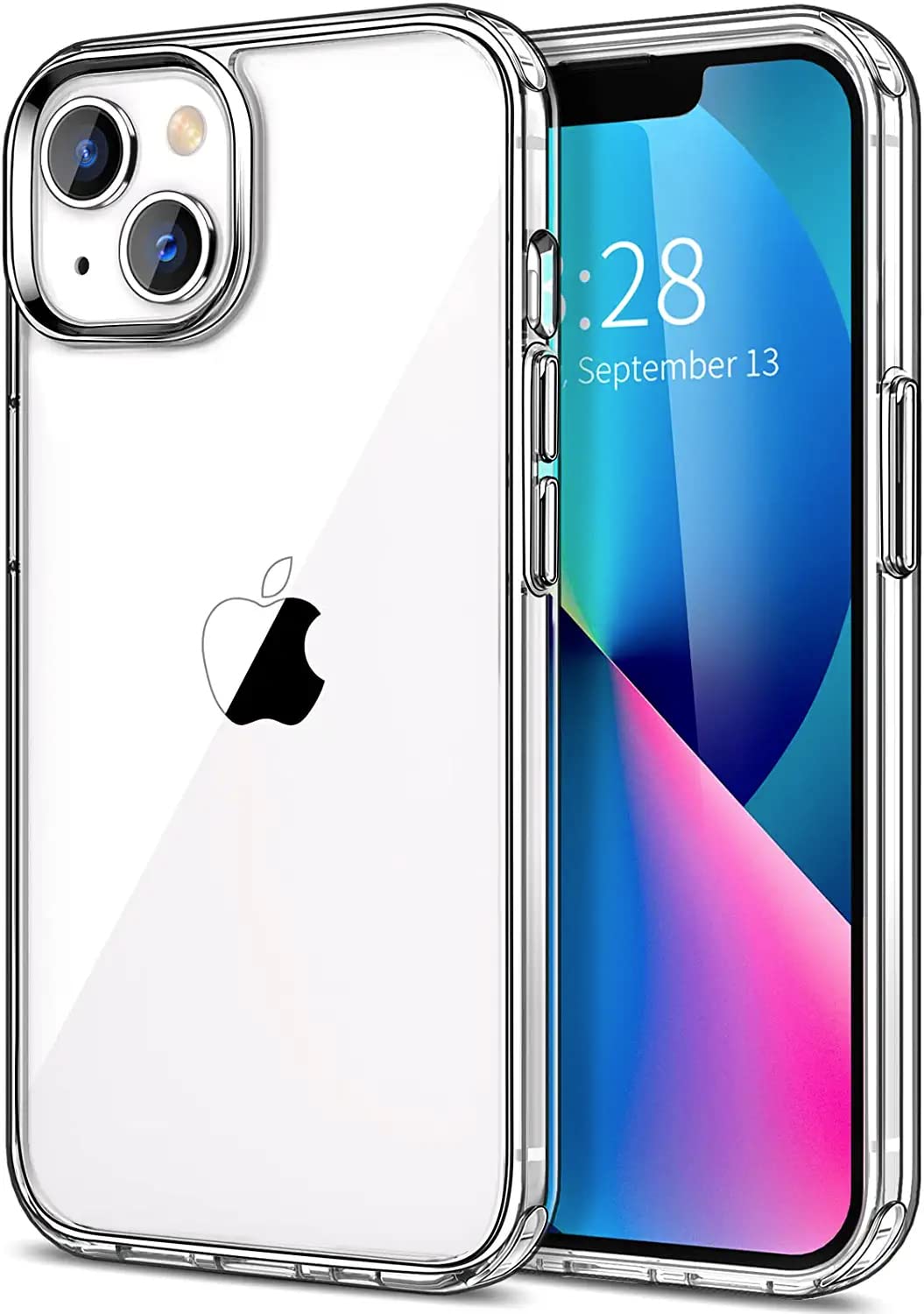iPhone All Models Transparent Mag-Safe Wireless Magnetic Lock Charging Shockproof Back Case Cover