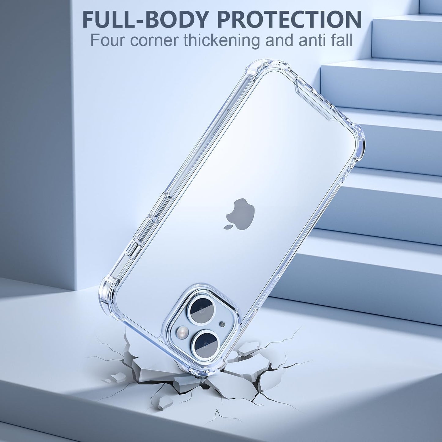 iPhone 15 Transparent Soft TPU Silicone Bumper Cover