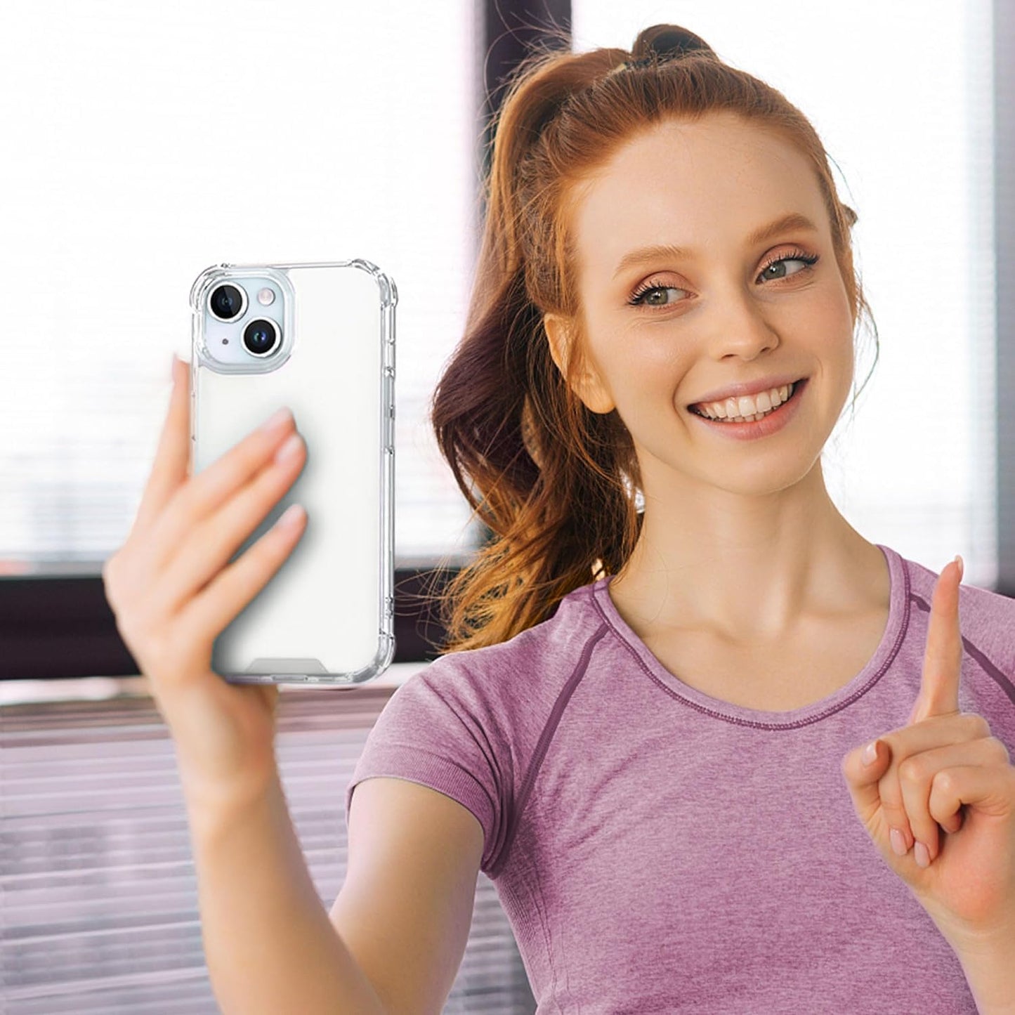 iPhone 15 Transparent Soft TPU Silicone Bumper Cover