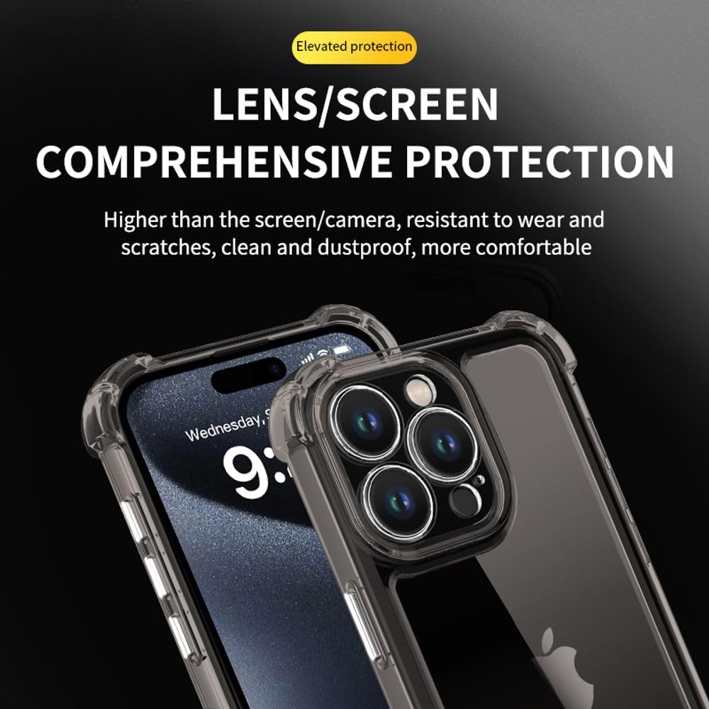 iPhone 15 Pro Transparent Soft TPU Silicone Bumper Cover