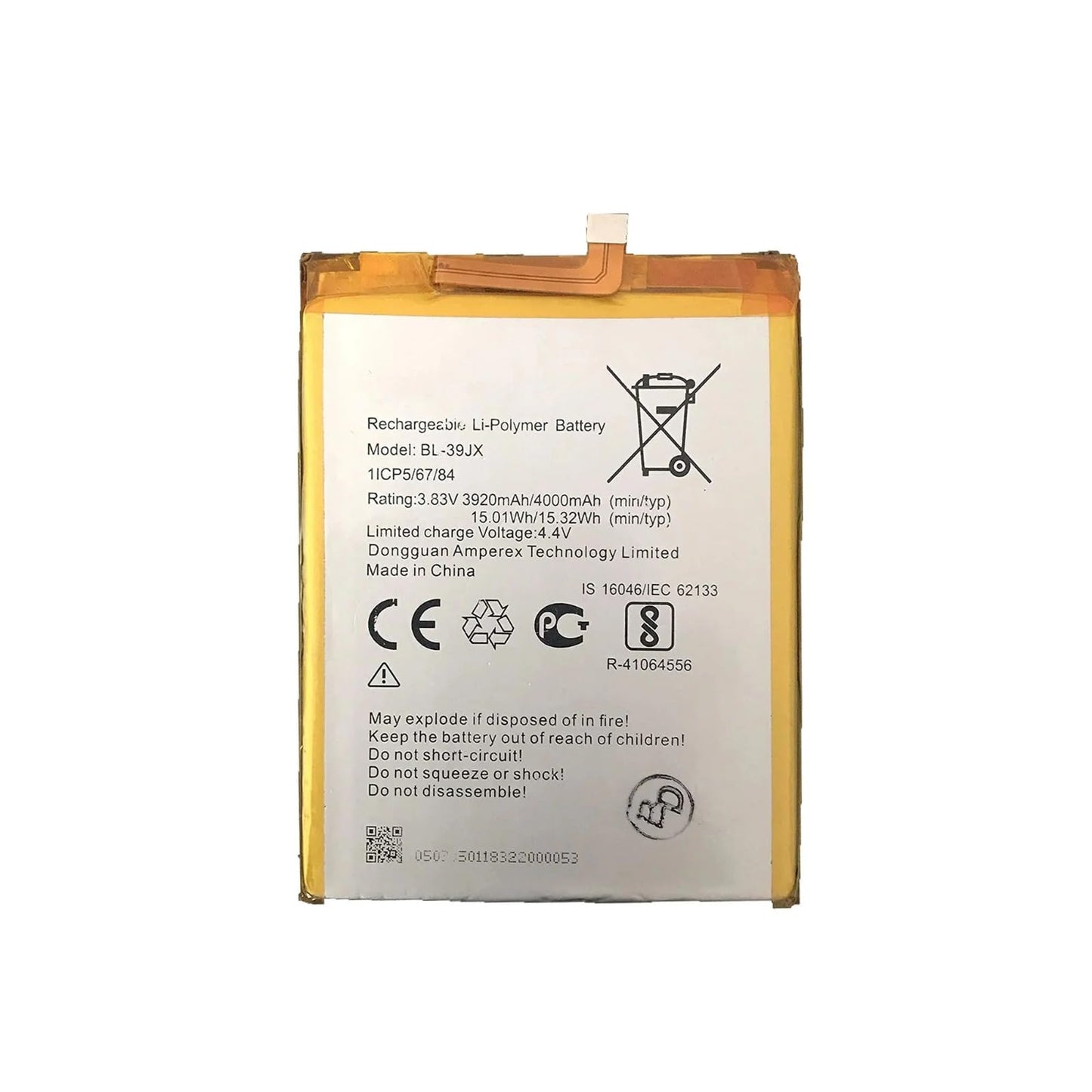 Infinix Hot S3X BL-39JX. Replacment Original Battery