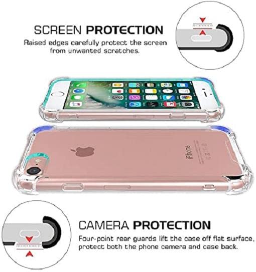 iPhone 6s Transparent Soft TPU Silicone Bumper Cover