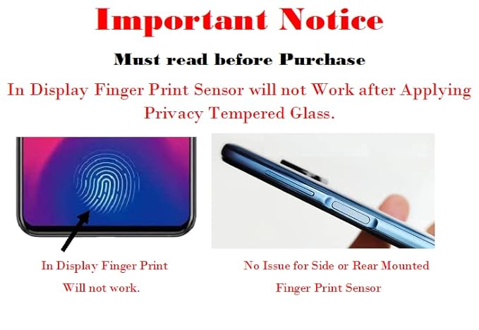 Infinix Smart 10 HD Privacy Tempered Glass Screen Protector