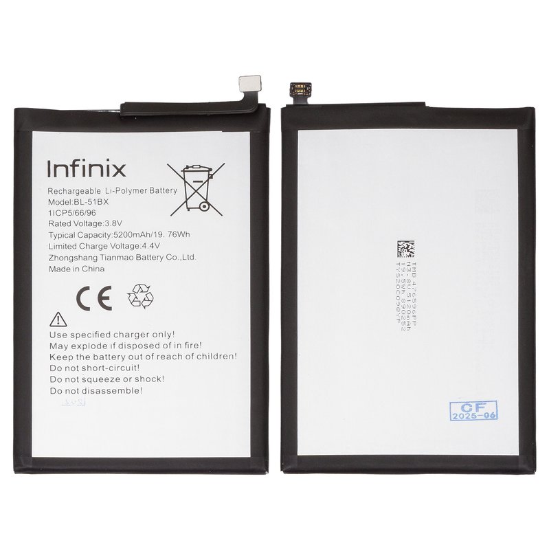 Infinix Note 8 BL-51BX Replacment Original Battery