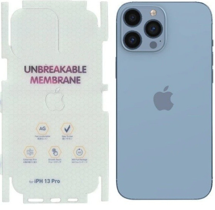 iPhone All Models Back Body Protector Transparent Matte Membrane TPU Film Scratch Guard