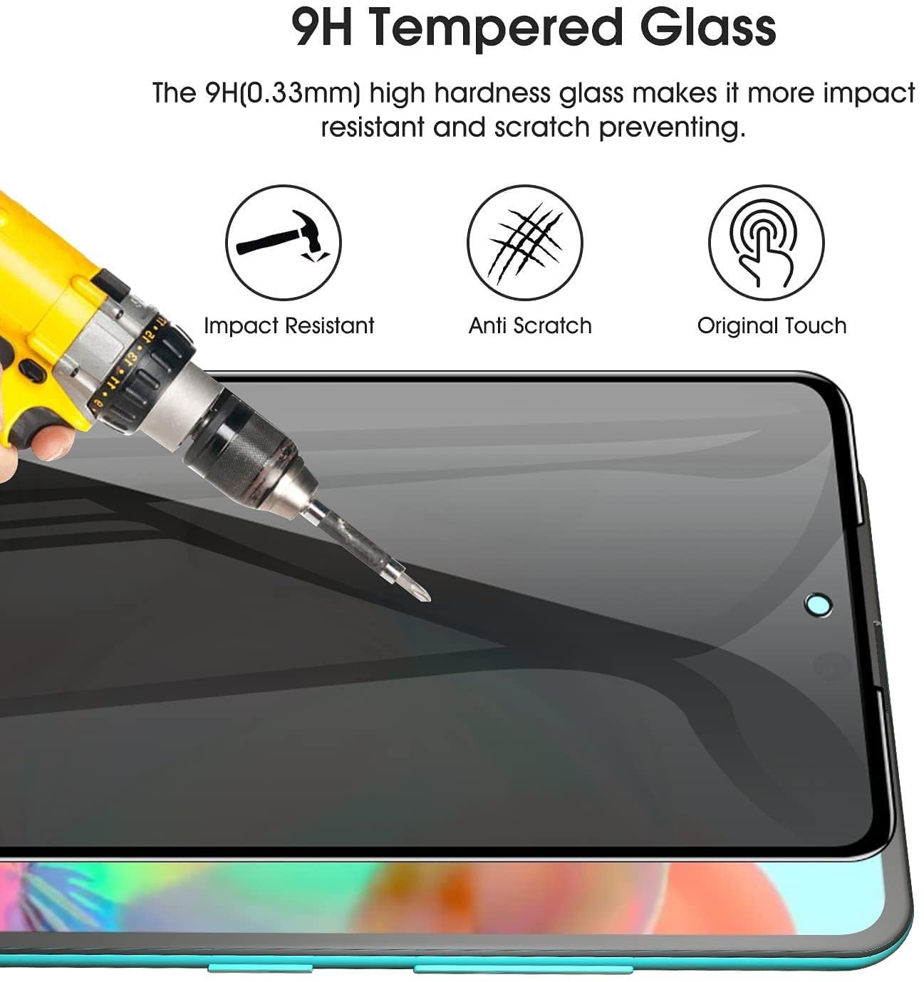 OnePlus Nord CE 5 Privacy Tempered Glass Screen Protector