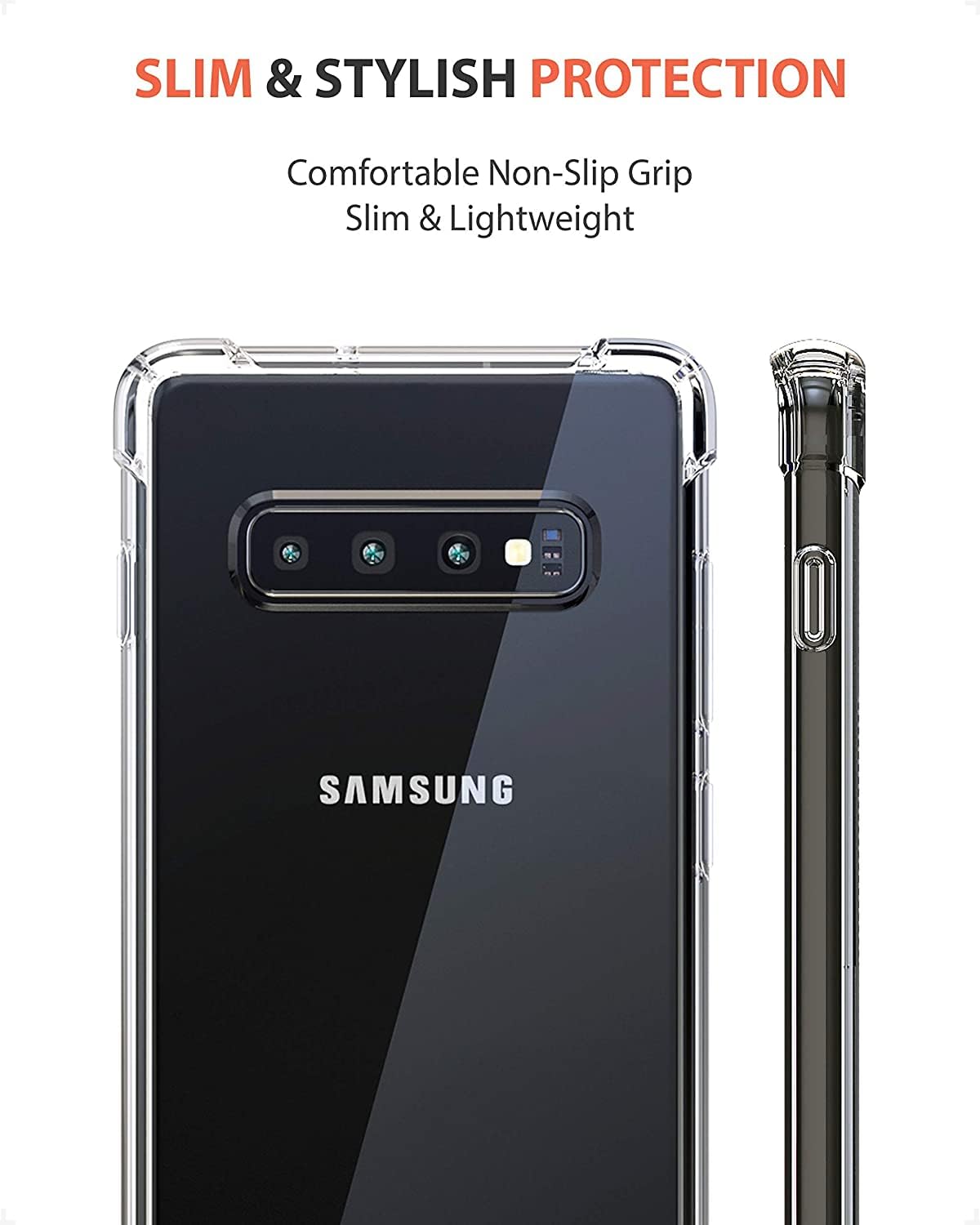 Samsung Galaxy S10 Transparent Soft TPU Silicone Bumper Cover