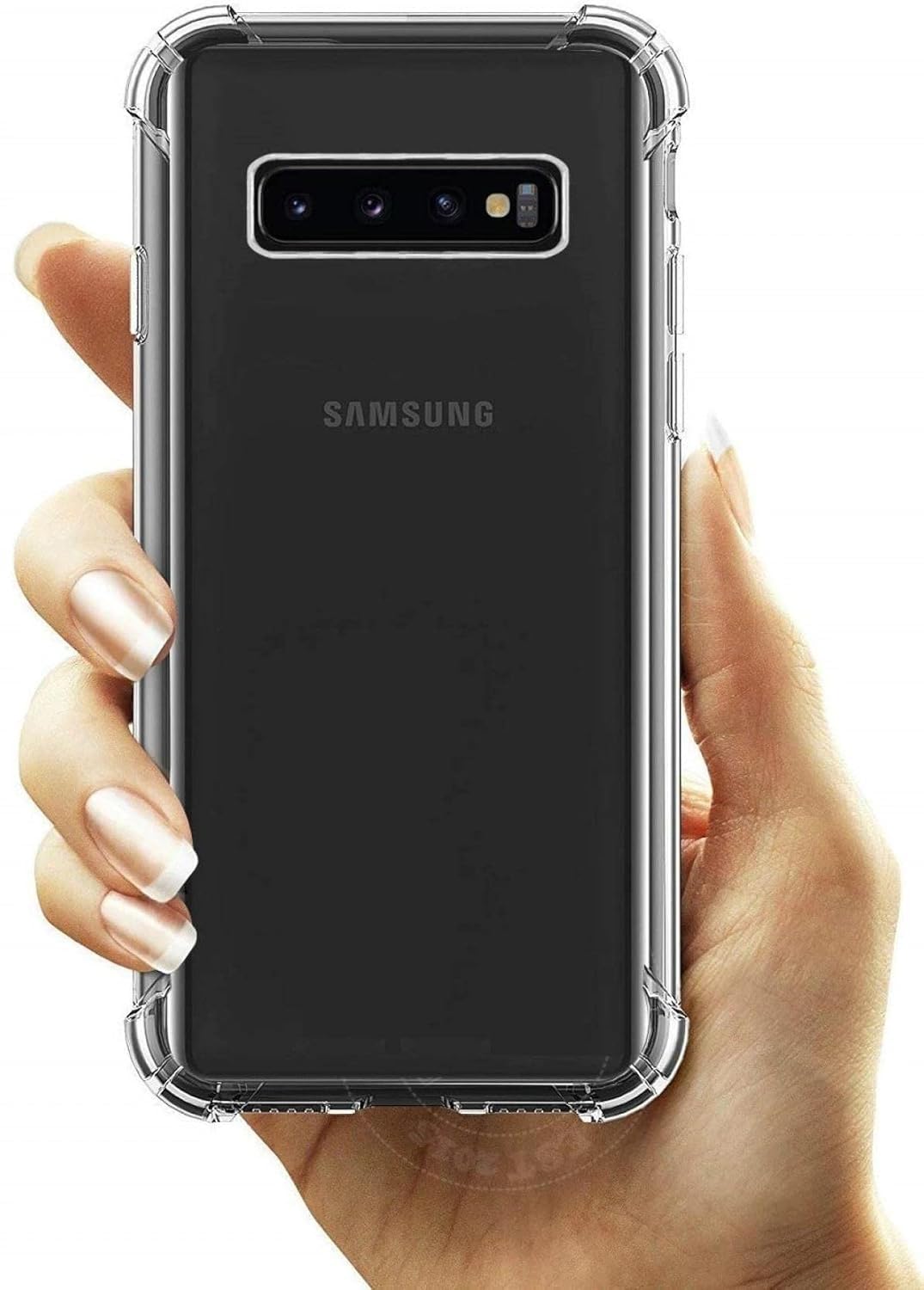 Samsung Galaxy S10 Plus Transparent Soft TPU Silicone Bumper Cover