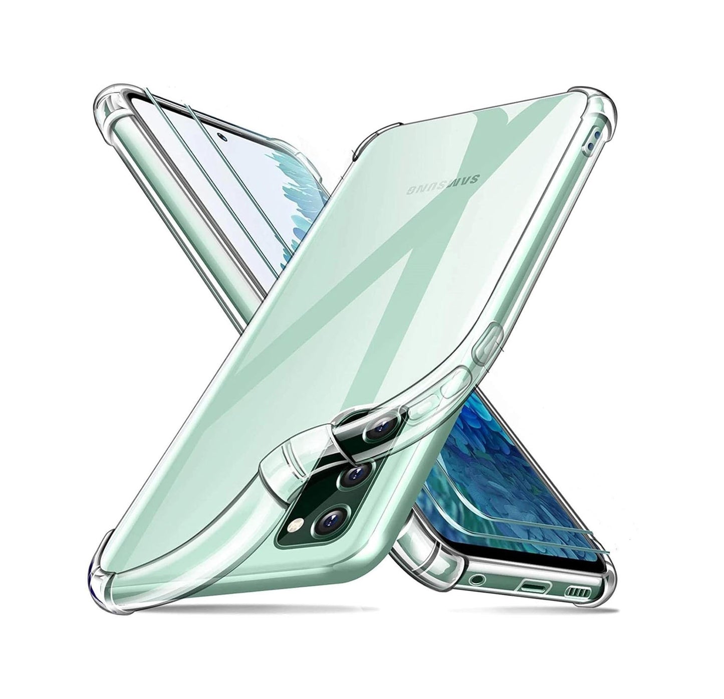 Samsung Galaxy S20 FE Transparent Soft TPU Silicone Bumper Cover