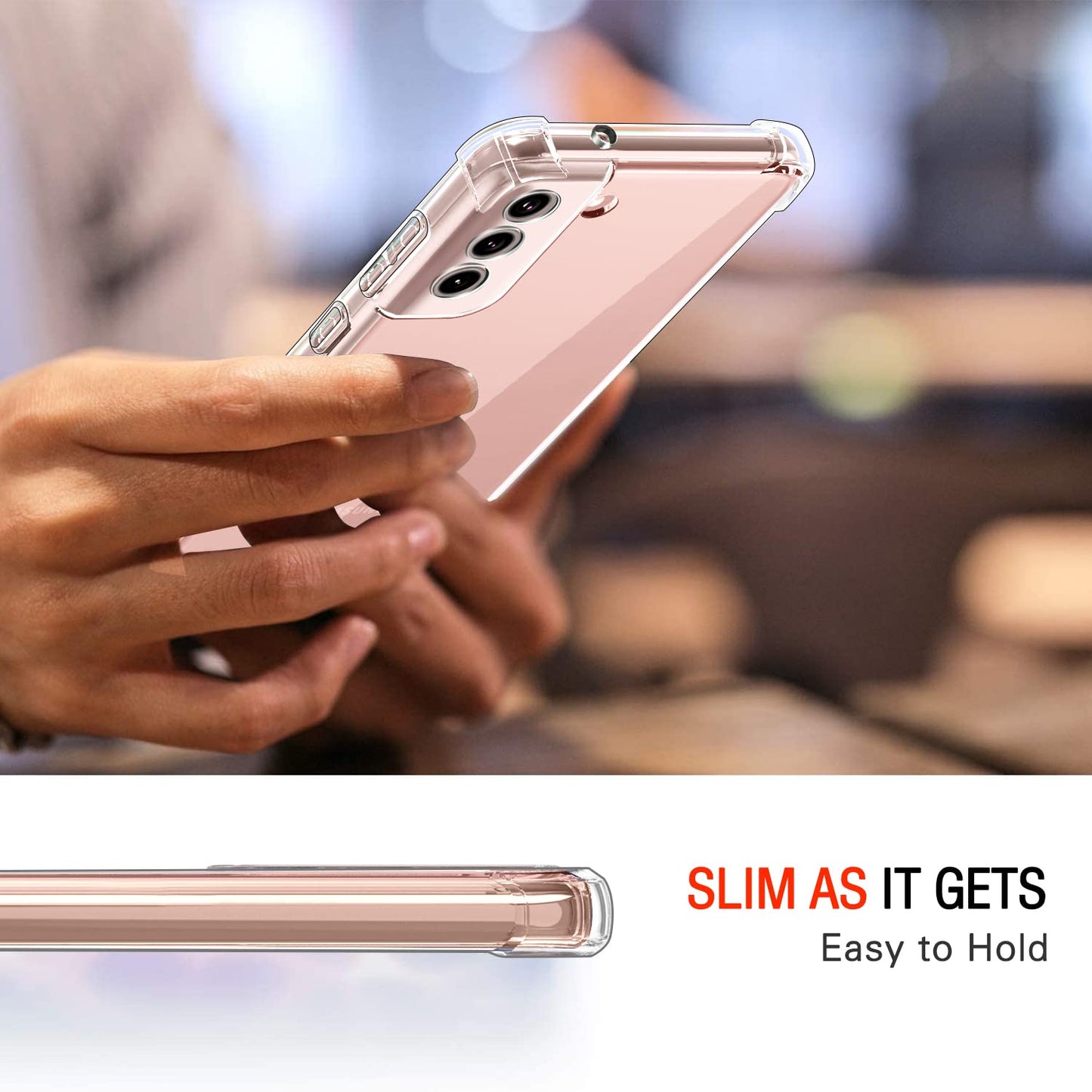 Samsung Galaxy S22 Transparent Soft TPU Silicone Bumper Cover