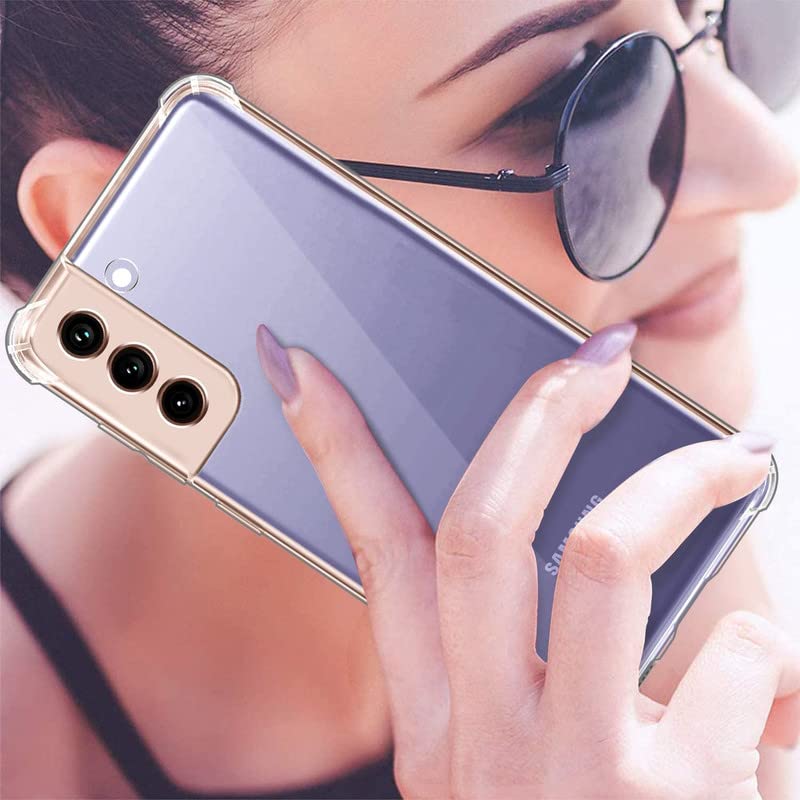 Samsung Galaxy S22 Plus Transparent Soft TPU Silicone Bumper Cover