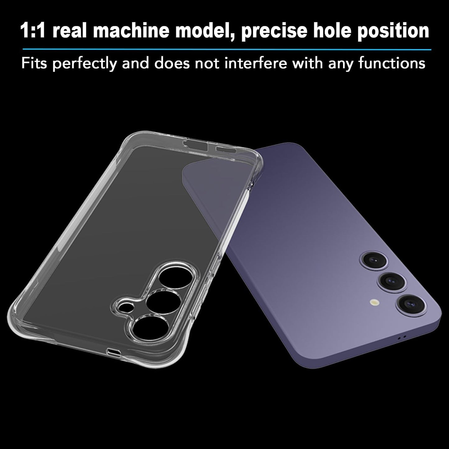 Samsung Galaxy S25 Plus Transparent Soft TPU Silicone Bumper Cover