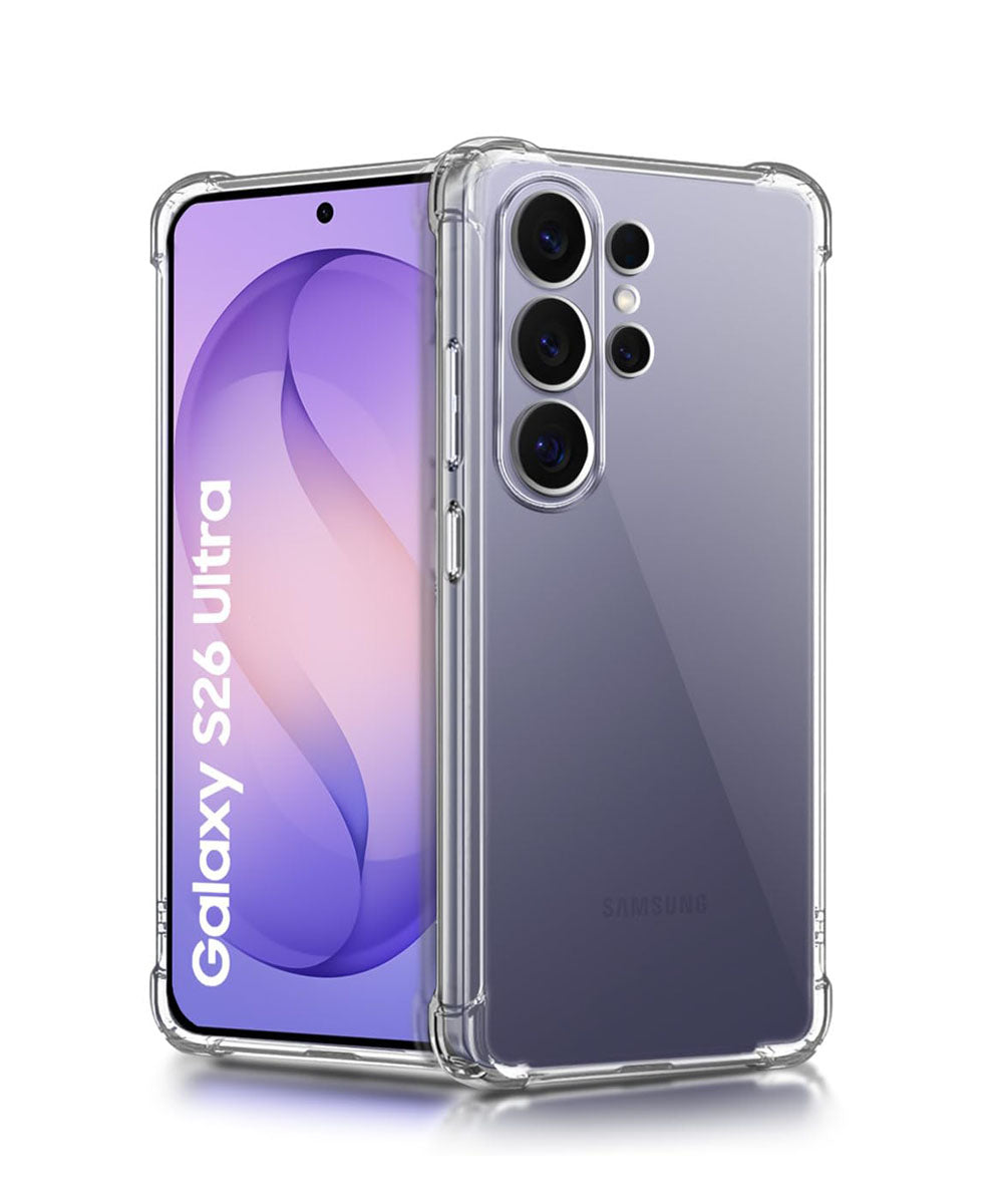 Samsung Galaxy S26 Ultra Transparent Soft TPU Silicone Bumper Cover