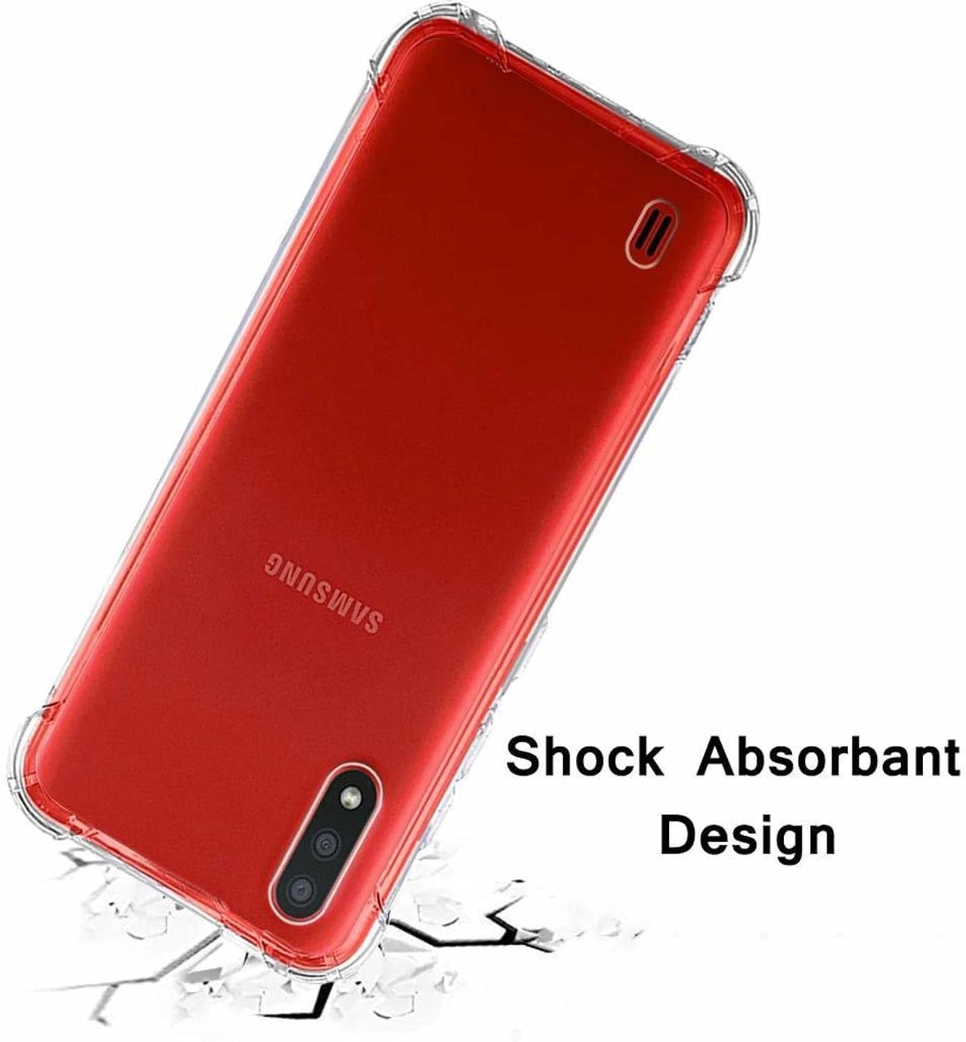 Samsung Galaxy A01 Transparent Soft TPU Silicone Bumper Cover