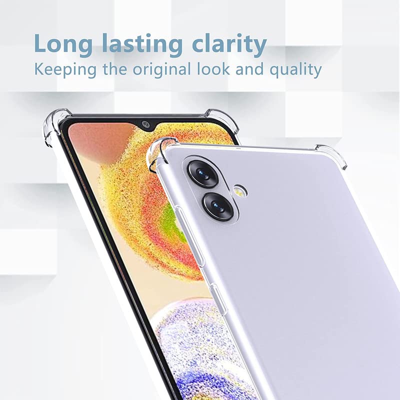 Samsung Galaxy A04 Transparent Soft TPU Silicone Bumper Cover
