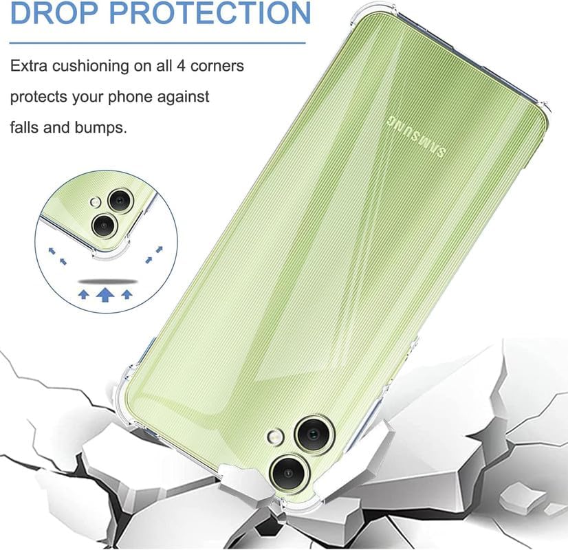 Samsung Galaxy A05 Transparent Soft TPU Silicone Bumper Cover