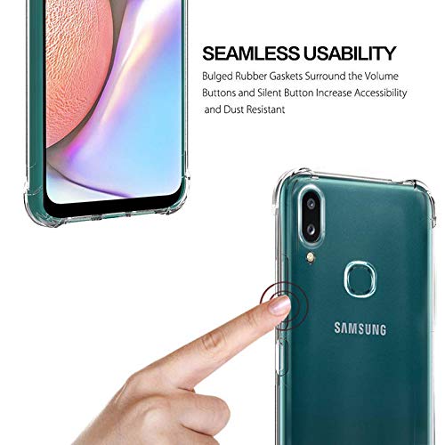 Samsung Galaxy A10s Transparent Soft TPU Silicone Bumper Cover