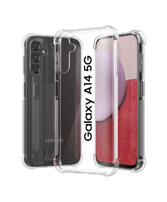 Samsung Galaxy A14 Transparent Soft TPU Silicone Bumper Cover