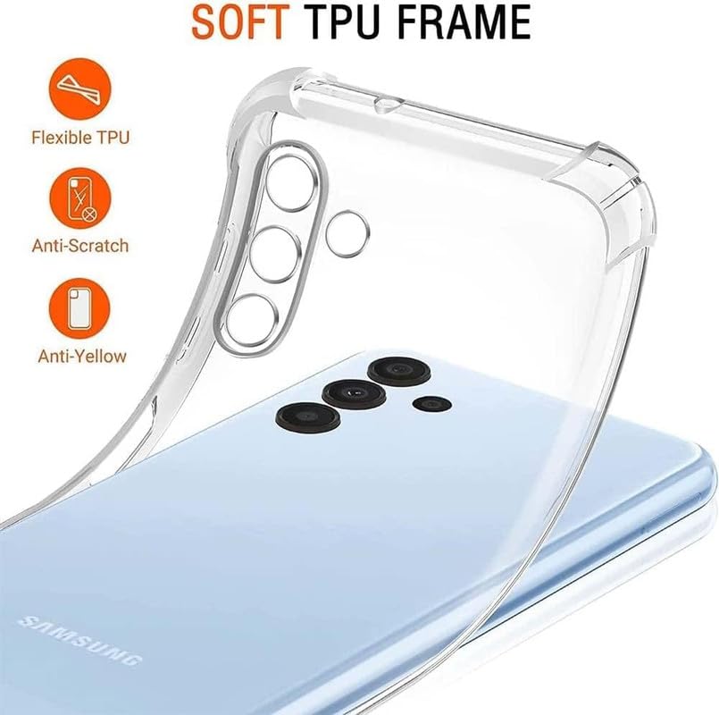 Samsung Galaxy A16 Transparent Soft TPU Silicone Bumper Cover