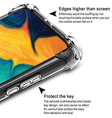 Samsung Galaxy A20 Transparent Soft TPU Silicone Bumper Cover