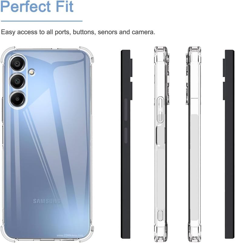 Samsung Galaxy A25 Transparent Soft TPU Silicone Bumper Cover