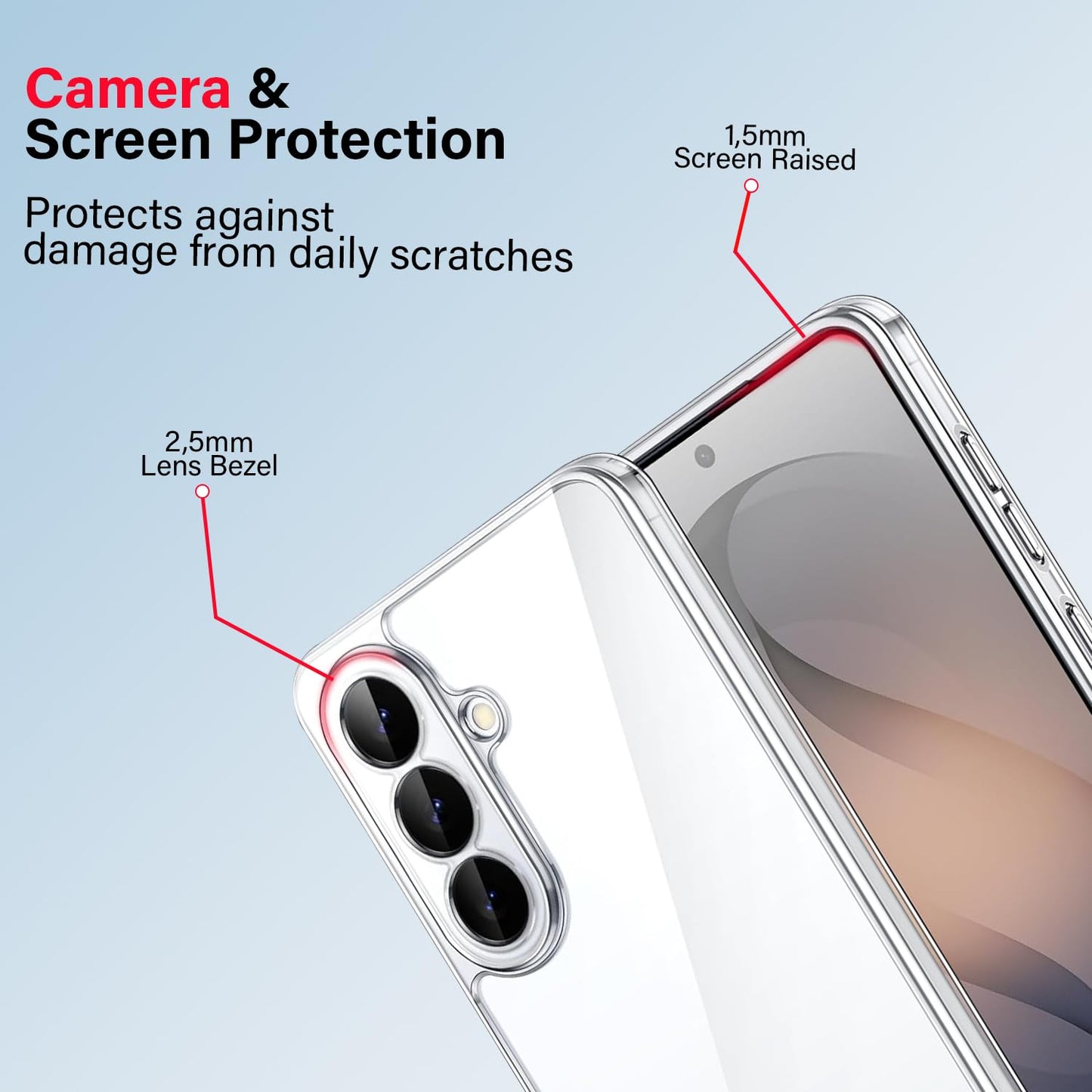 Samsung Galaxy A26 Transparent Soft TPU Silicone Bumper Cover