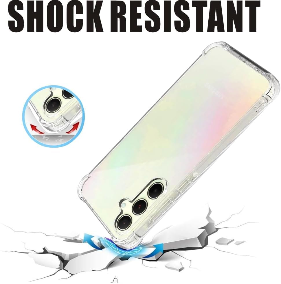 Samsung Galaxy A56 Transparent Soft TPU Silicone Bumper Cover