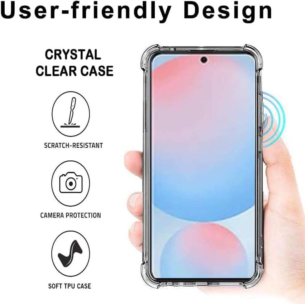 Samsung Galaxy A56 Transparent Soft TPU Silicone Bumper Cover