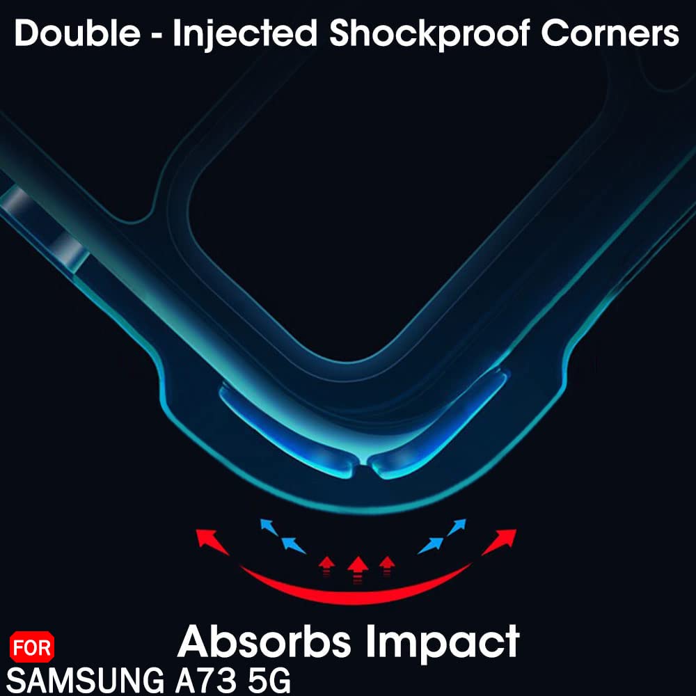 Samsung Galaxy A73 Transparent Soft TPU Silicone Bumper Cover
