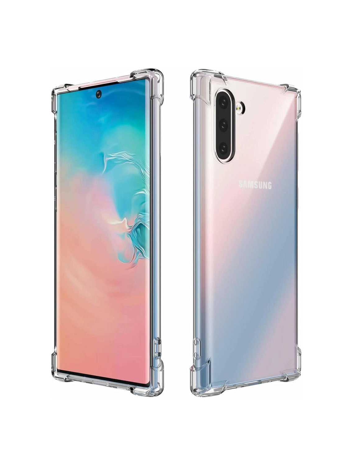 Samsung Galaxy Note 10 Transparent Soft TPU Silicone Bumper Cover
