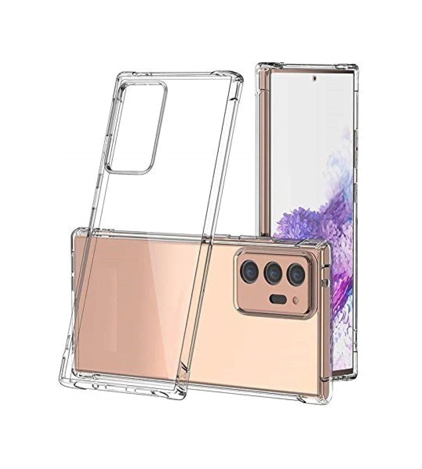 Samsung Galaxy Note 20 Transparent Soft TPU Silicone Bumper Cover