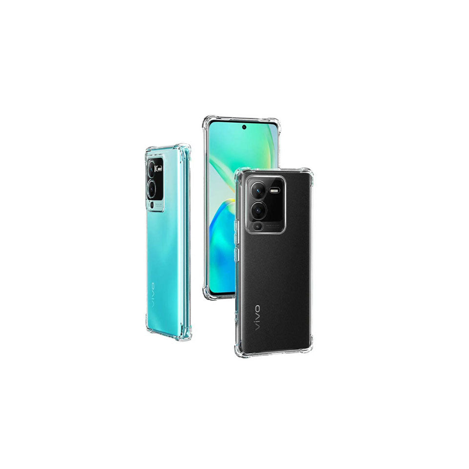 Vivo V25 Pro Transparent Soft TPU Silicone Bumper Cover