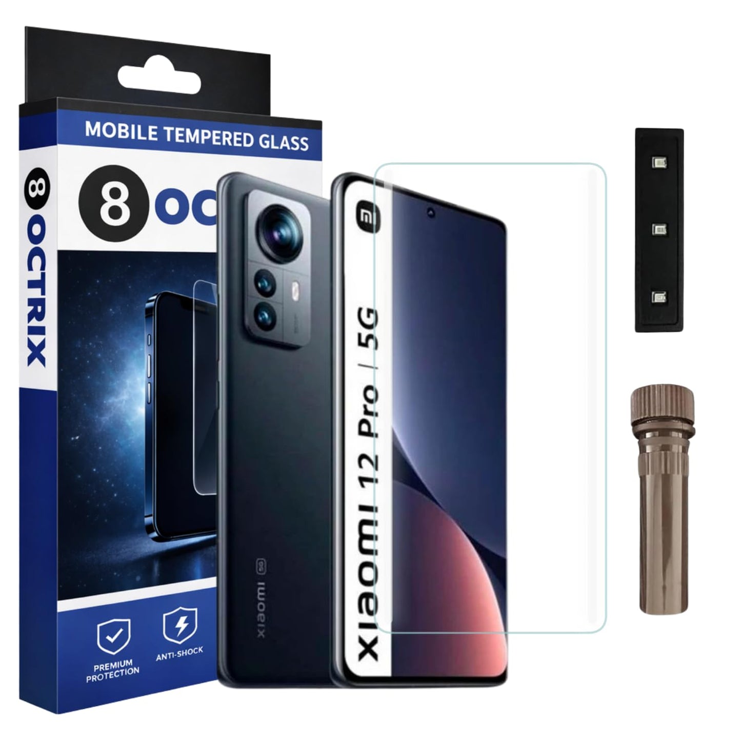 Xiaomi 12 Pro UV Tempered Glass Screen Protector