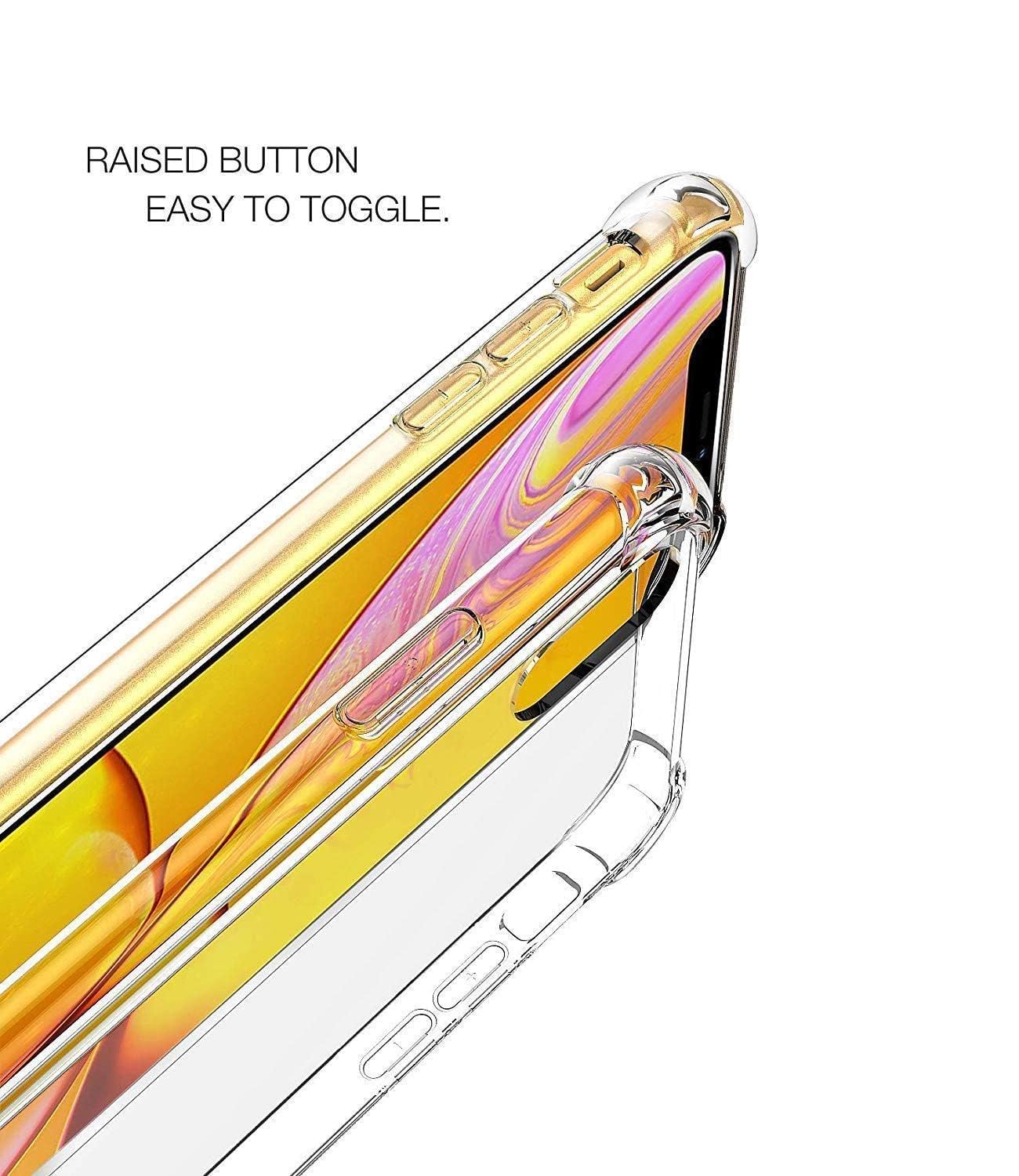 iPhone XR Transparent Soft TPU Silicone Bumper Cover