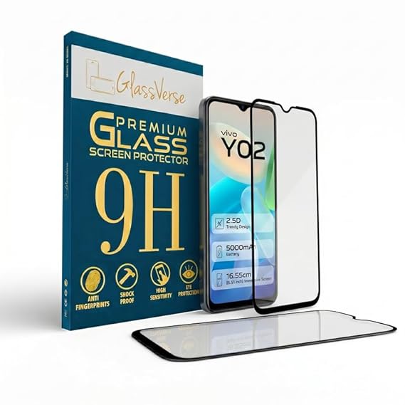 Vivo Y02s OG HD Tempered Glass Screen Protector
