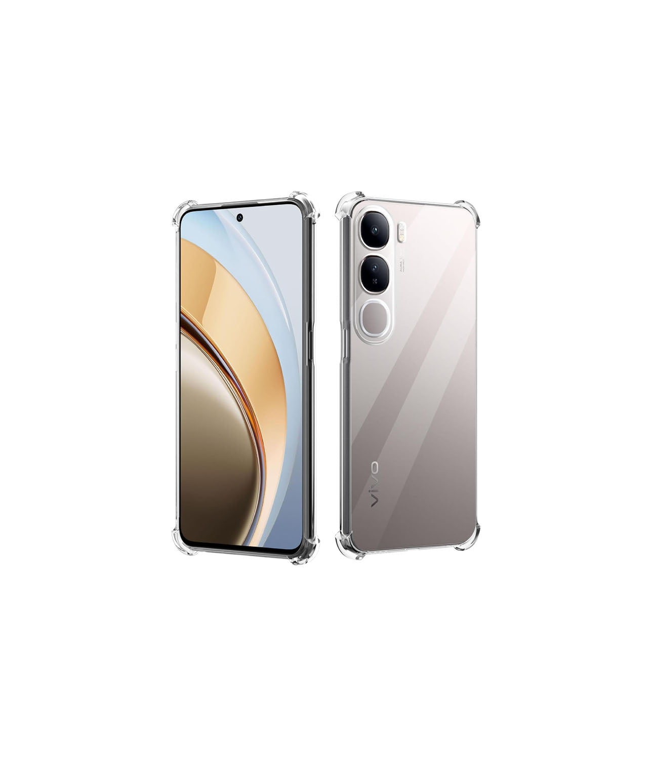 Vivo Y29 Transparent Soft TPU Silicone Bumper Cover