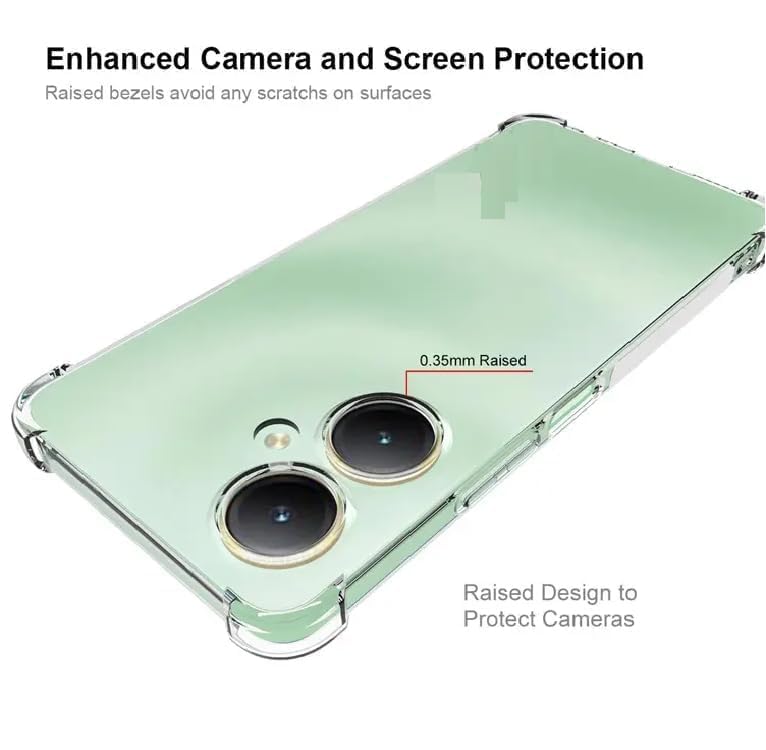 Vivo Y78 Transparent Soft TPU Silicone Bumper Cover