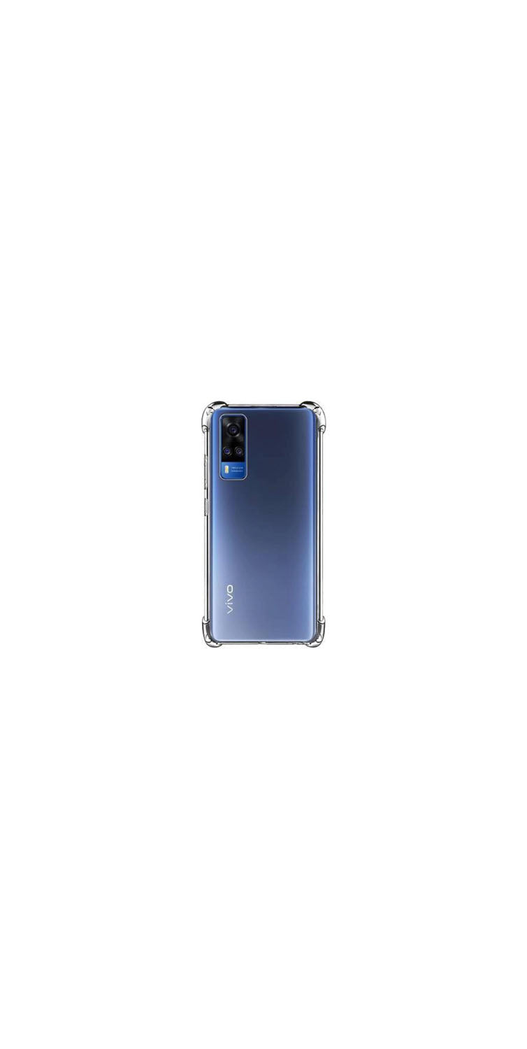 Vivo Y31 Transparent Soft TPU Silicone Bumper Cover