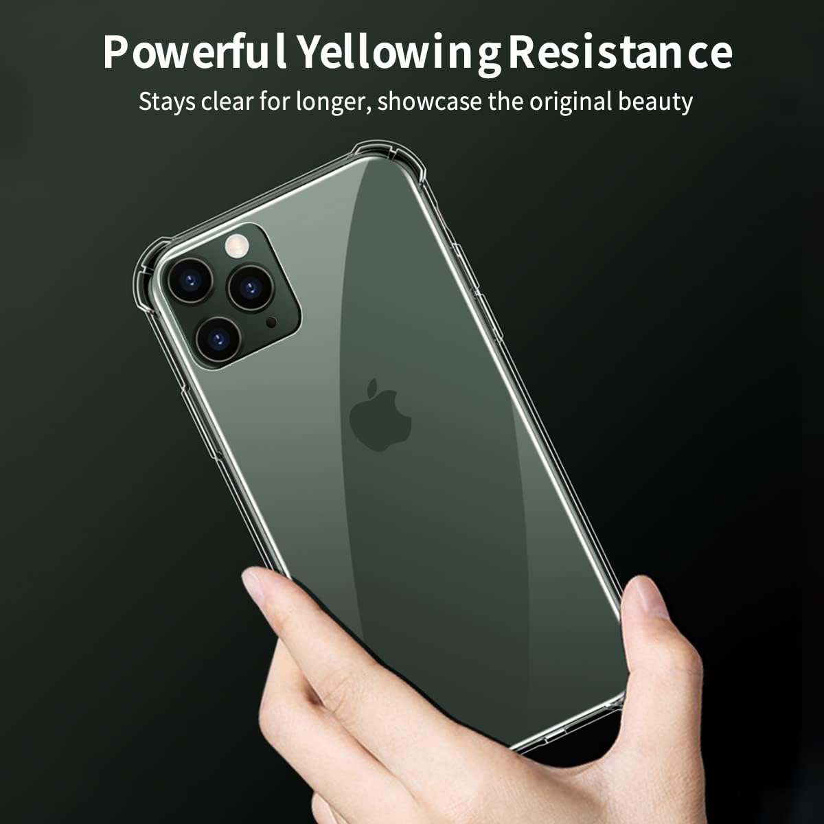 iPhone 11 Pro Max Transparent Soft TPU Silicone Bumper Cover