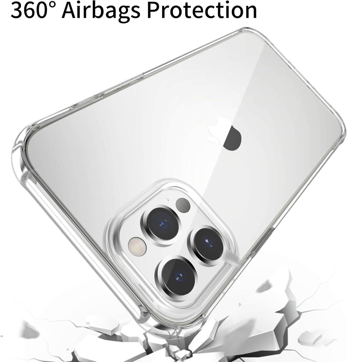 iPhone 12 Pro Transparent Soft TPU Silicone Bumper Cover
