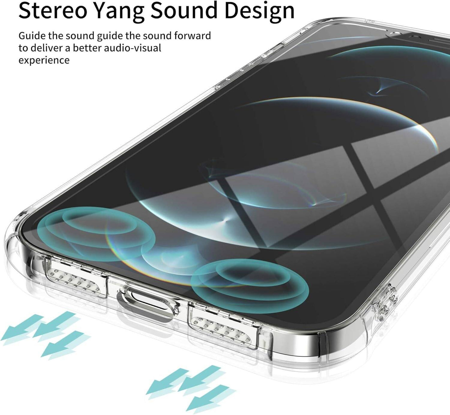 iPhone 12 Pro Transparent Soft TPU Silicone Bumper Cover
