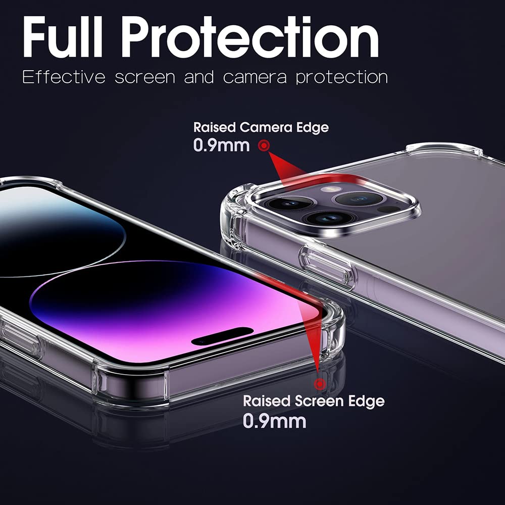 iPhone 14 Pro Max Transparent Soft TPU Silicone Bumper Cover