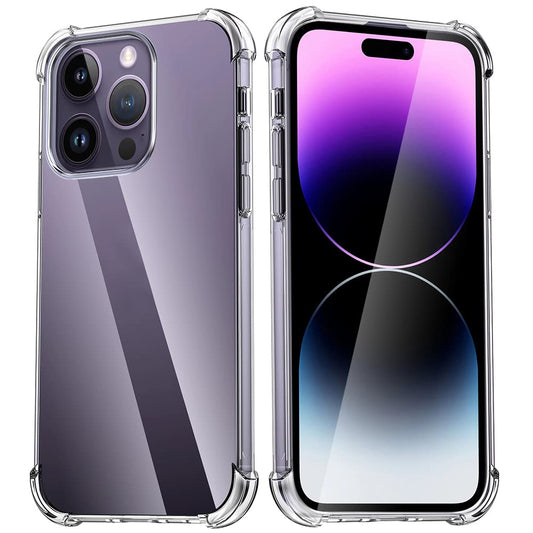 iPhone 14 Pro Max Transparent Soft TPU Silicone Bumper Cover