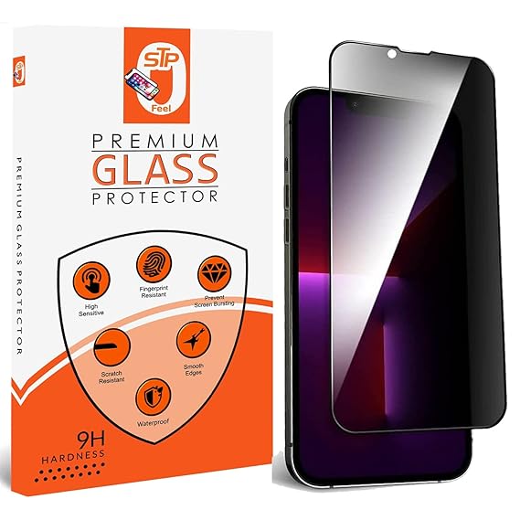 iPhone 15 Pro Max Privacy Tempered Glass Screen Protector