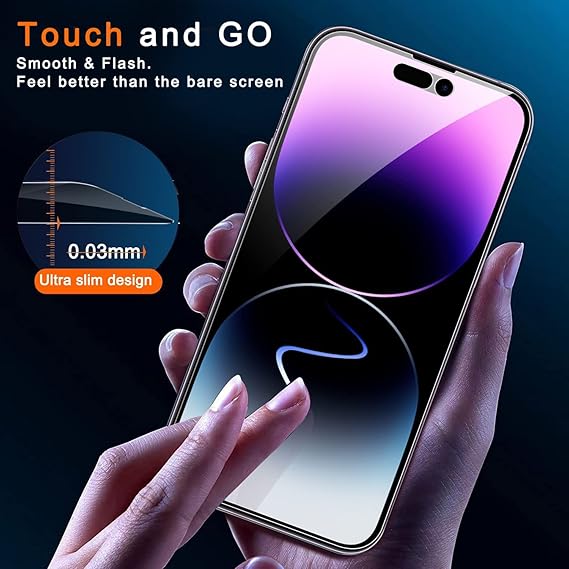 iPhone 15 Pro Max Privacy Tempered Glass Screen Protector