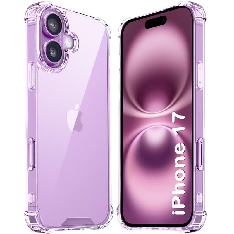 iPhone 17 Transparent Soft TPU Silicone Bumper Cover